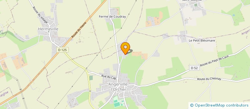 localisation de l'entreprise MADAME CHRISTELLE TOUTTAIN  ANGERVILLE-L'ORCHER