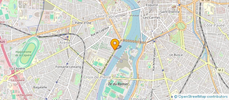 localisation de l'entreprise MADAME CHRISTELLE TRAVERS  TOULOUSE