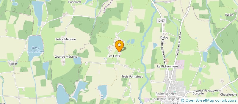 localisation de l'entreprise MADAME CHRISTELLE TREBOZ  SAINT-ANDRE-SUR-VIEUX-JONC