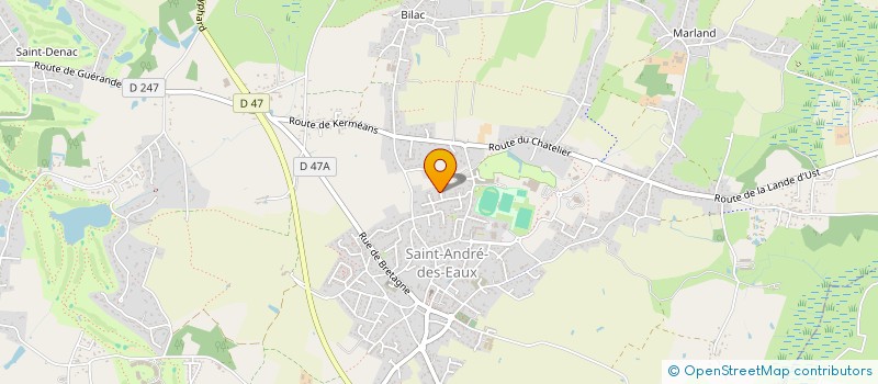 localisation de l'entreprise MADAME CHRISTELLE TREHIN à SAINT-ANDRE-DES-EAUX