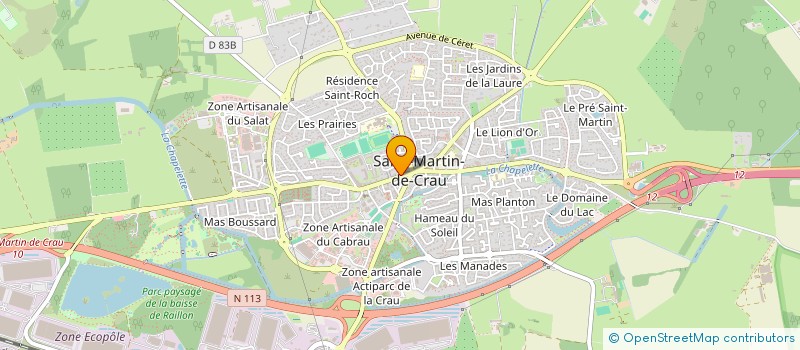localisation de l'entreprise MADAME CHRISTELLE TRESSELT à SAINT-MARTIN-DE-CRAU