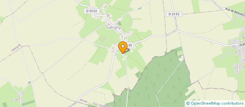 localisation de l'entreprise MADAME CHRISTELLE TREUNET  IVERGNY