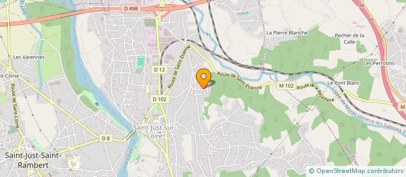 localisation de l'entreprise MADAME CHRISTELLE TREVEZ  SAINT-JUST-SAINT-RAMBERT