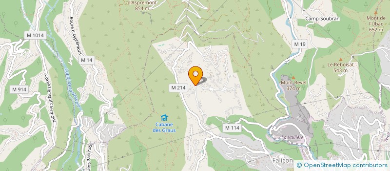 localisation de l'entreprise MADAME CHRISTELLE TROMBI  FALICON