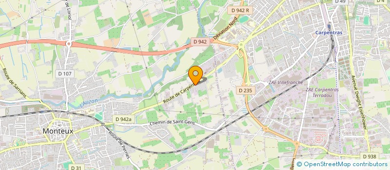 localisation de l'entreprise MADAME CHRISTELLE TROTTAIN  MONTEUX