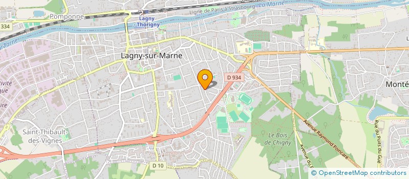 localisation de l'entreprise MADAME CHRISTELLE TROUILLET à LAGNY-SUR-MARNE