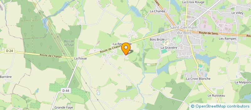 localisation de l'entreprise MADAME CHRISTELLE TROUILLOT  SAINT-GERMAIN-DU-BOIS