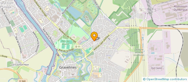 localisation de l'entreprise MADAME CHRISTELLE TRUFFIER à GRAVELINES
