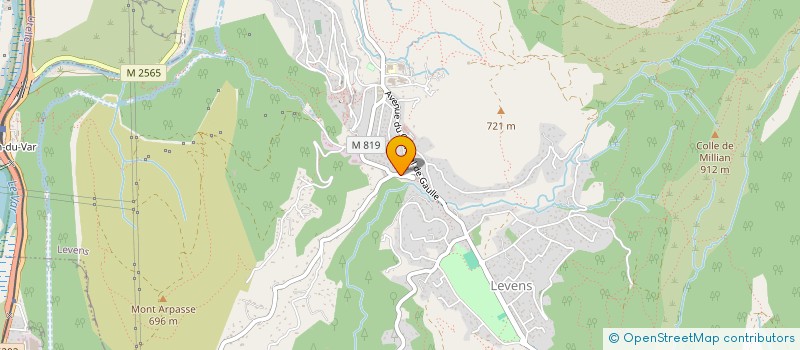 localisation de l'entreprise MADAME CHRISTELLE TRUJILLO  LEVENS