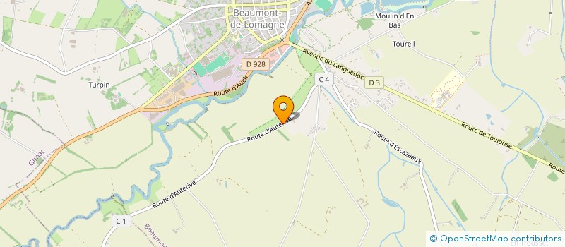 localisation de l'entreprise MADAME CHRISTELLE UGAL  BEAUMONT-DE-LOMAGNE