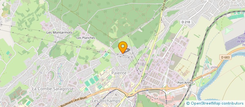 localisation de l'entreprise MADAME CHRISTELLE VACHETTE  BESANCON