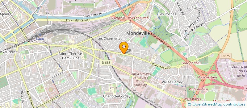 localisation de l'entreprise MADAME CHRISTELLE VAIDIS à MONDEVILLE
