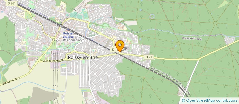 localisation de l'entreprise MADAME CHRISTELLE VAIL  ROISSY-EN-BRIE