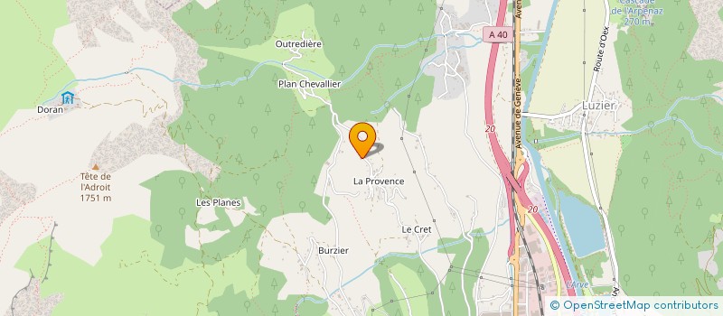 localisation de l'entreprise MADAME CHRISTELLE VALENTIN  SALLANCHES