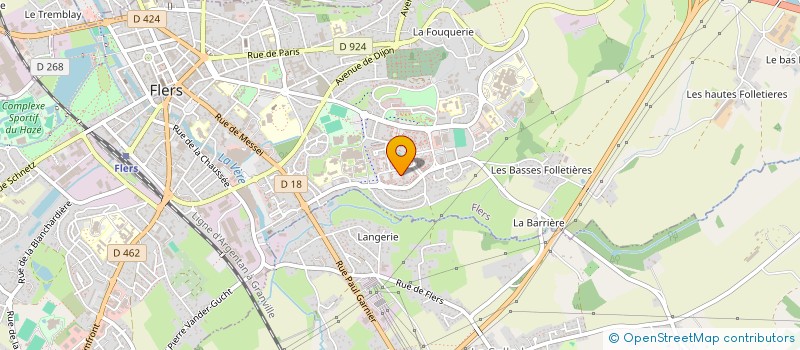 localisation de l'entreprise MADAME CHRISTELLE VALLEE à FLERS