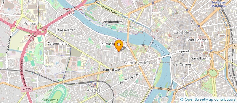 localisation de l'entreprise MADAME CHRISTELLE VALLEE  TOULOUSE