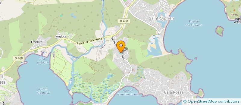 localisation de l'entreprise MADAME CHRISTELLE VAMMALE  PORTO-VECCHIO