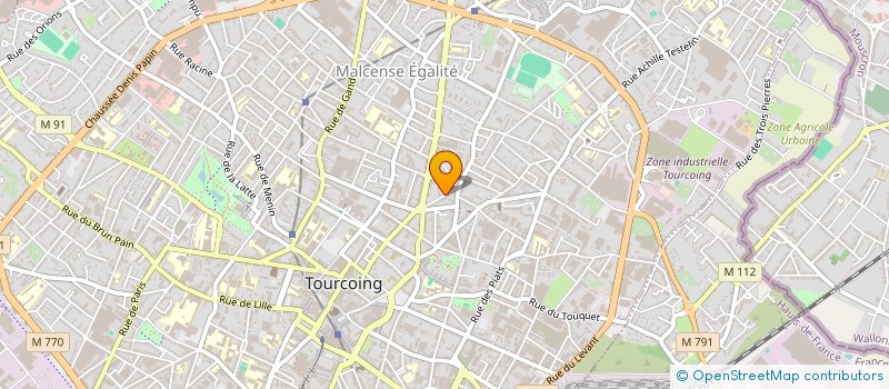 localisation de l'entreprise MADAME CHRISTELLE VAN MOFFAERT  TOURCOING