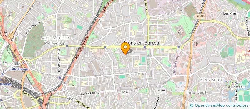 localisation de l'entreprise MADAME CHRISTELLE VANDEKERCKHOVE  MONS-EN-BARUL