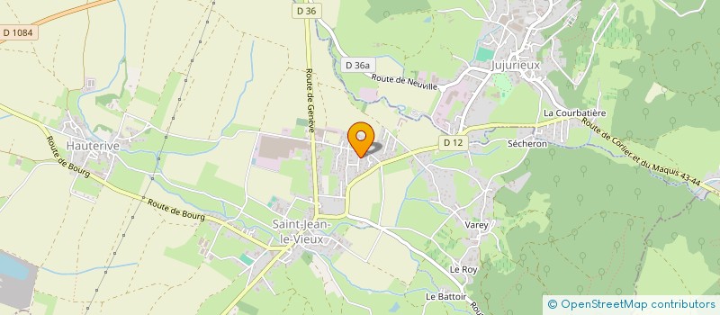 localisation de l'entreprise MADAME CHRISTELLE VANHEE  SAINT-JEAN-LE-VIEUX