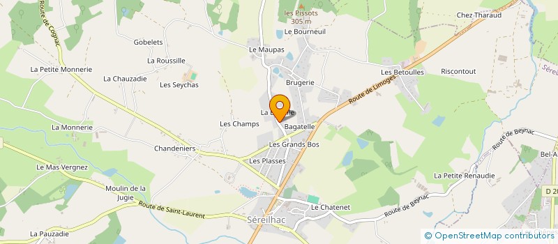 localisation de l'entreprise MADAME CHRISTELLE VANHOUTTE à SEREILHAC