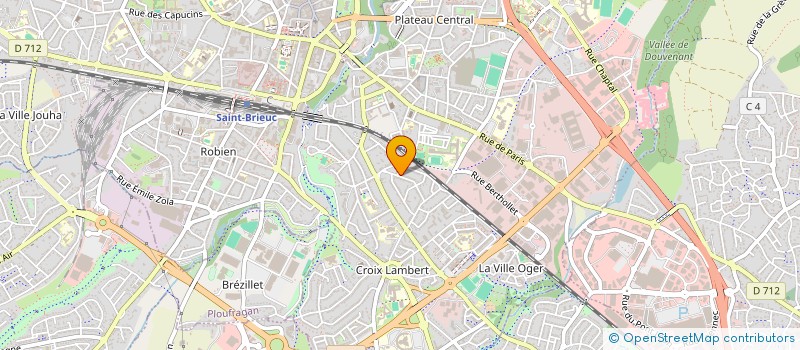 localisation de l'entreprise MADAME CHRISTELLE VARGIU à SAINT-BRIEUC