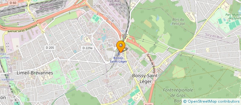localisation de l'entreprise MADAME CHRISTELLE VASSEUR à BOISSY-SAINT-LEGER