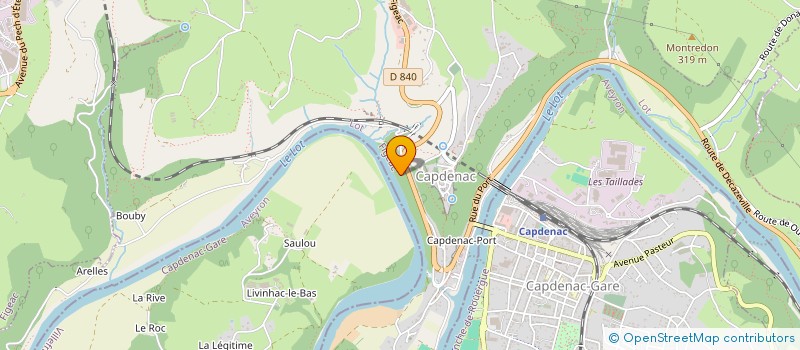 localisation de l'entreprise MADAME CHRISTELLE VEDRUNE  CAPDENAC