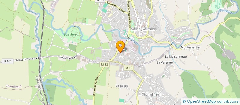localisation de l'entreprise MADAME CHRISTELLE VELLA à SAINT-GALMIER