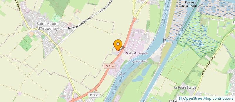 localisation de l'entreprise MADAME CHRISTELLE VEREL  DOUVRES-LA-DELIVRANDE