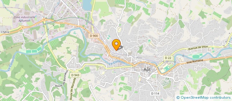localisation de l'entreprise MADAME CHRISTELLE VERGNAUD à APT