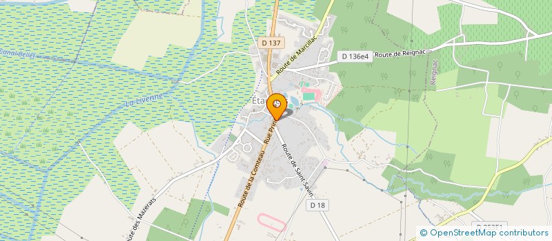 localisation de l'entreprise MADAME CHRISTELLE VERGNE  ETAULIERS