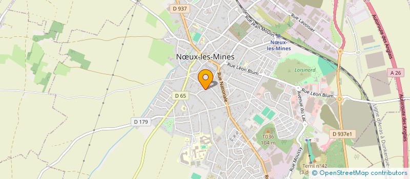 localisation de l'entreprise MADAME CHRISTELLE VERKEST  NUX-LES-MINES