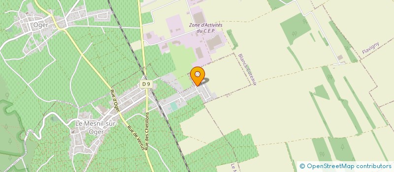 localisation de l'entreprise MADAME CHRISTELLE VERNEL  LE MESNIL-SUR-OGER