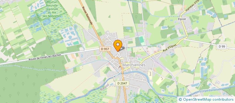 localisation de l'entreprise MADAME CHRISTELLE VERON  MARCHIENNES