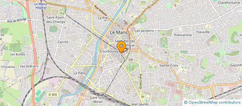 localisation de l'entreprise MADAME CHRISTELLE VERRIER  LE MANS
