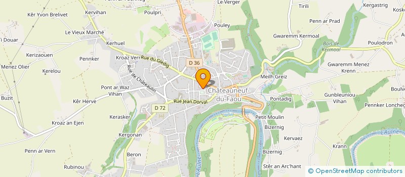 localisation de l'entreprise MADAME CHRISTELLE VESSIER à CHATEAUNEUF-DU-FAOU