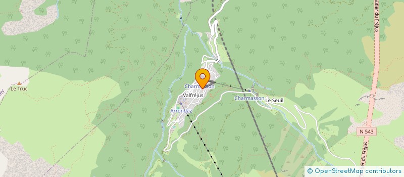 localisation de l'entreprise MADAME CHRISTELLE VETILLARD  MODANE