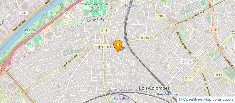 localisation de l'entreprise MADAME CHRISTELLE VETIZOUT à COLOMBES