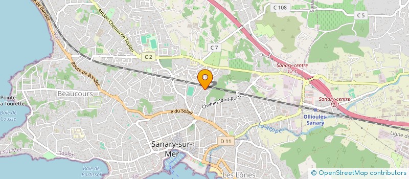 localisation de l'entreprise MADAME CHRISTELLE VIANO-PORTER  SANARY-SUR-MER