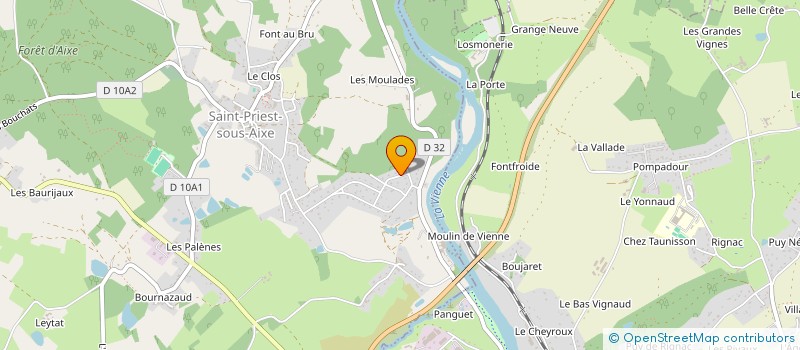 localisation de l'entreprise MADAME CHRISTELLE VIARD à SAINT-PRIEST-SOUS-AIXE