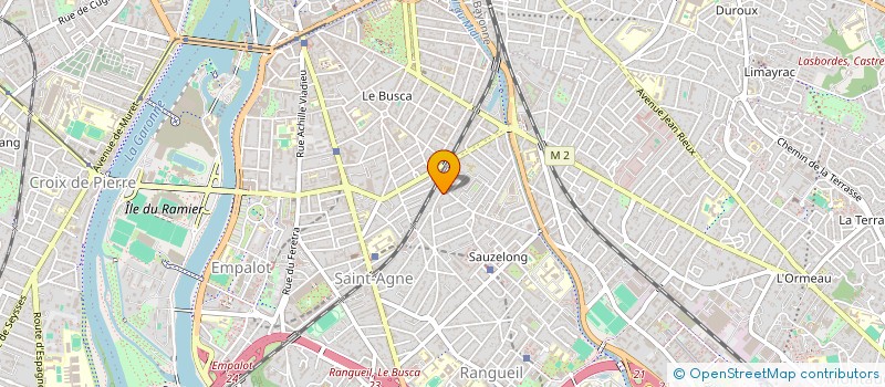 localisation de l'entreprise MADAME CHRISTELLE VIGUIE  TOULOUSE