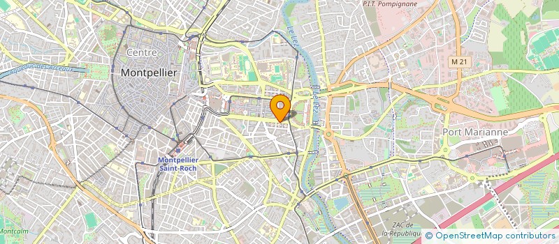 localisation de l'entreprise MADAME CHRISTELLE VILLAUDIERE à MONTPELLIER