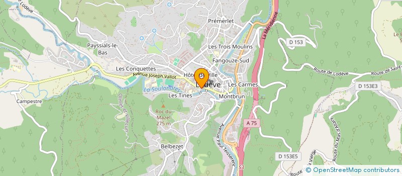 localisation de l'entreprise MADAME CHRISTELLE VIMEUX  LODEVE