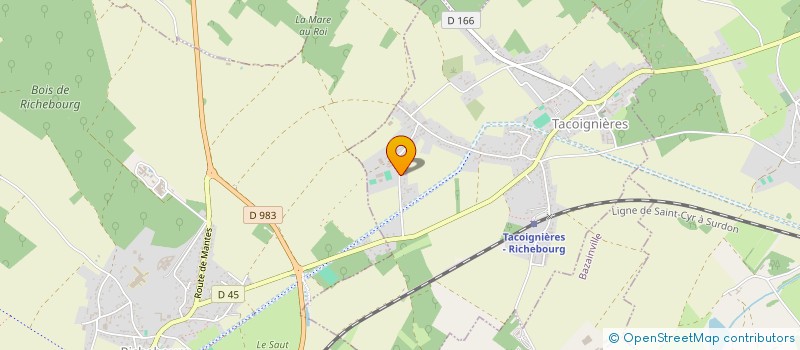 localisation de l'entreprise MADAME CHRISTELLE VINCENT  TACOIGNIERES