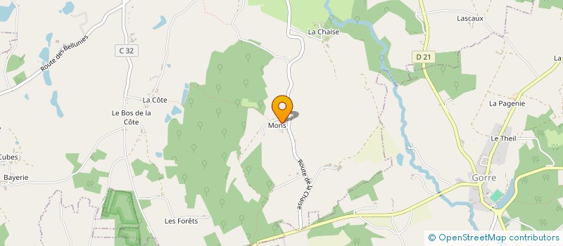 localisation de l'entreprise MADAME CHRISTELLE VINCENT à SAINT-LAURENT-SUR-GORRE