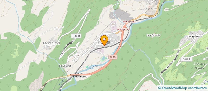 localisation de l'entreprise MADAME CHRISTELLE VIONNET  AIME-LA-PLAGNE