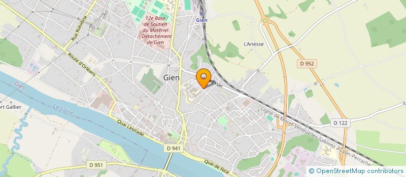 localisation de l'entreprise MADAME CHRISTELLE VITREY à GIEN