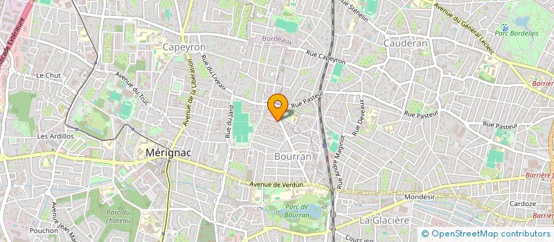 localisation de l'entreprise MADAME CHRISTELLE VOIRIN  MERIGNAC