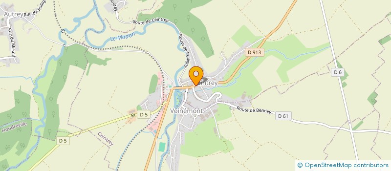 localisation de l'entreprise MADAME CHRISTELLE VOIRIOT  CEINTREY
